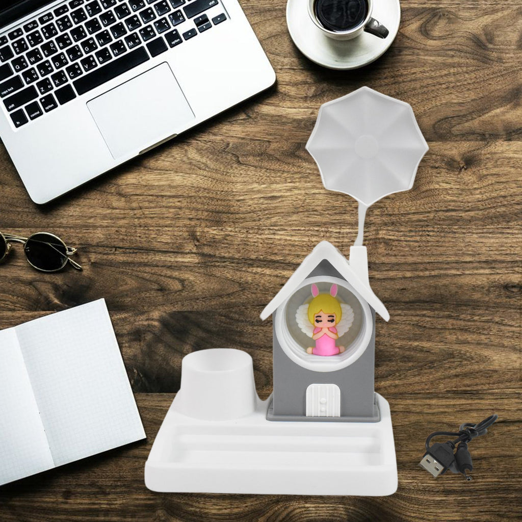 Assortment of vibrant Cartoon LED Desk Lamps in various playful designs.