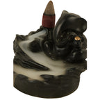 Side view of Smoke Fountain Ganesha Idol, showcasing craftsmanship.