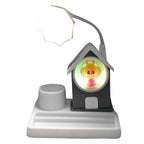 Charming House-Shaped Cartoon LED Desk Lamp, offering multi-color ambient lighting.