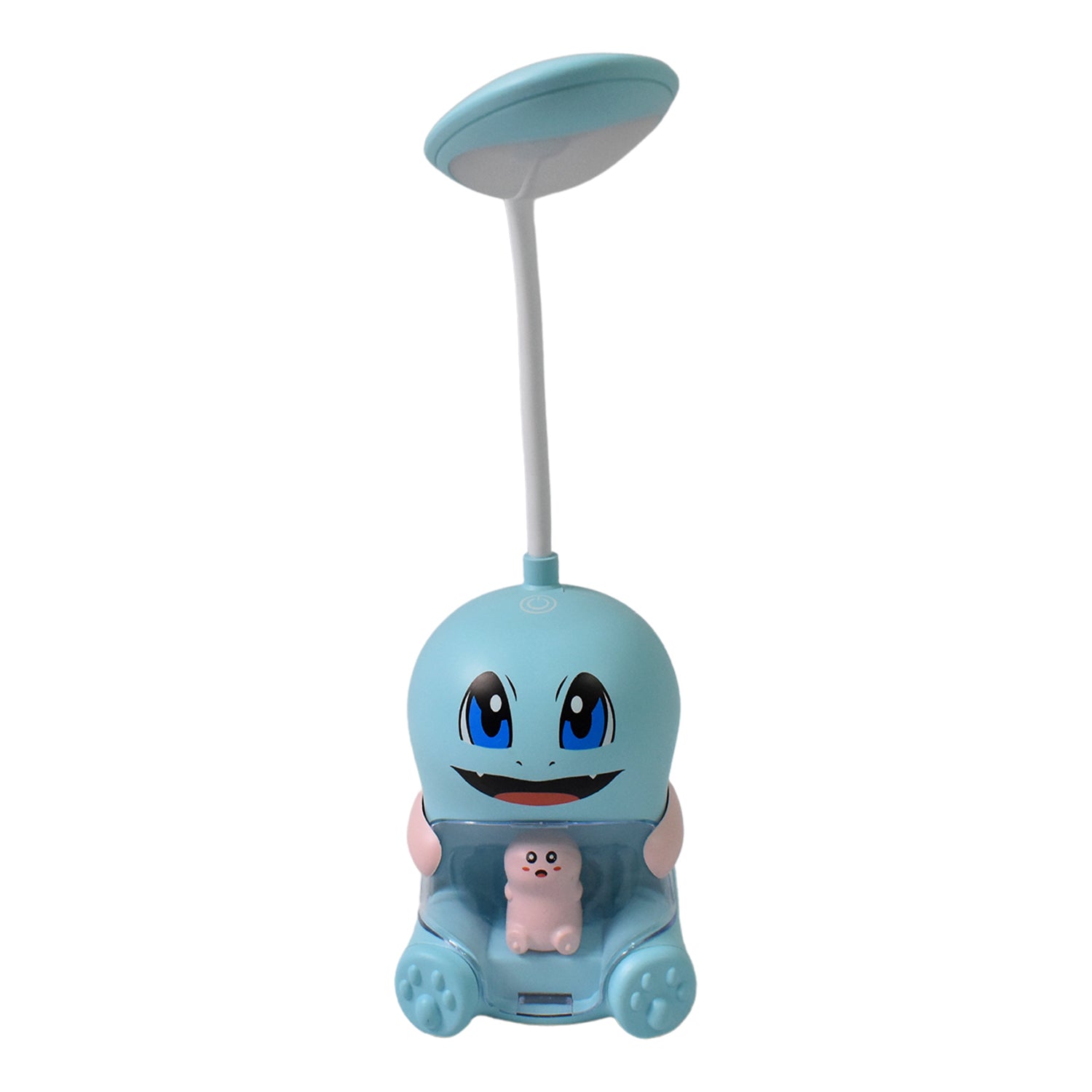 BrightBuddy LED lamp showcasing compact design for desk use