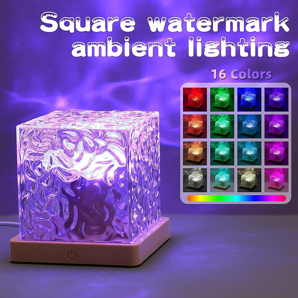 The versatile Ocean Wave Projector Lamp enhancing the ambiance of a home interior.