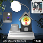 Whimsical Unicorn Cartoon LED Desk Lamp, perfect as a kids study light.