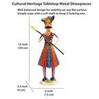 Maratha Warrior Showpiece Set of 3 – Premium Iron Tabletop Figurines, Indian Traditional Cultural Décor for Housewarming