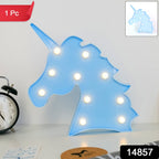 Battery operated unicorn shaped night lamp for kids bedroom decor