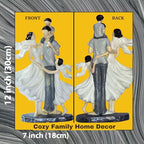 Elegant Family Couple Showpiece – Romantic Polyresin Statue for Home Décor & Anniversary Gift