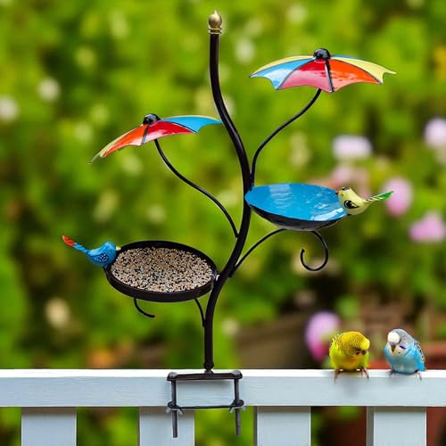 Metal Bird House Nest for Outdoor Garden Hanging Decor | Weather Resistant Bird Nest Box with Hook Chain for Sparrow
