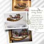 Traditional Indian Wall Decor – Iron Chariot with Horses & Royal Figures