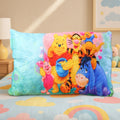 Kids plush pillow with colorful cartoon character design 40x25 cm