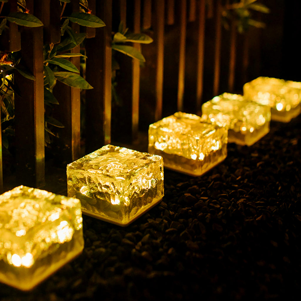 Solar Garden Light – Ice Cube Pathway & Decorative Lamp | Garden Vera