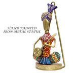 Traditional Musicians (Set of 3) Tabletop/Wall Hanging Metal Wall Decor Statues for Living Room