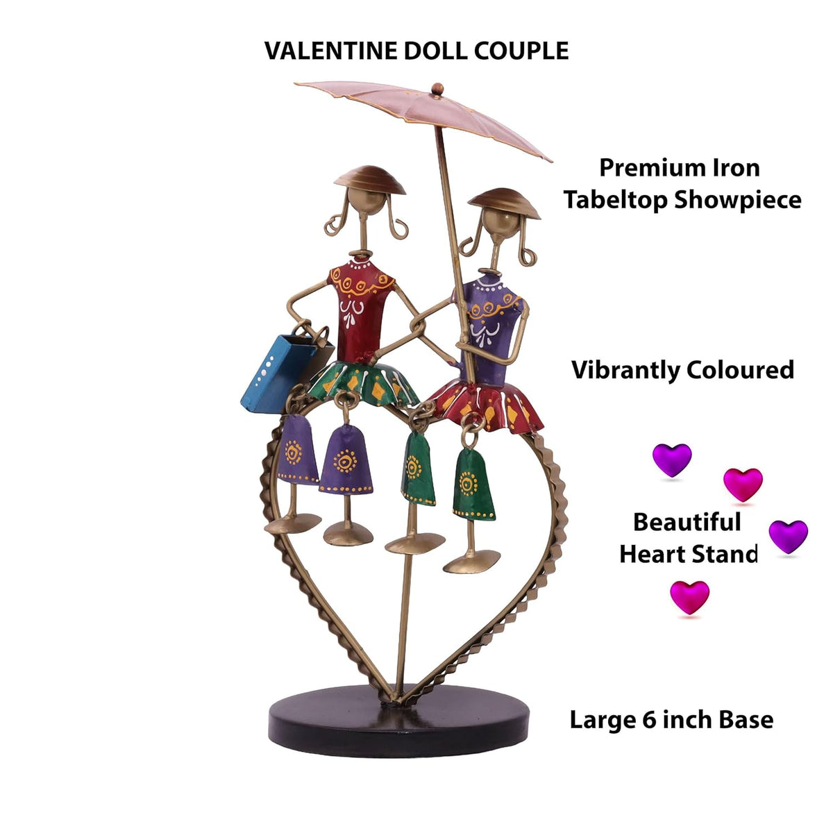 Valentine Couple Love Dolls Showpiece