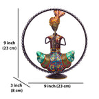 Ethnic Rajasthani Musicians Figurine Set – Iron Hand-Painted Home Decor – Ideal for Wedding