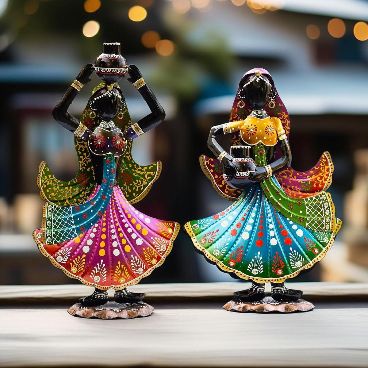 Handcrafted Rajasthani Ethnic Village Girl Dolls Figurine