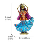 Set of 3 Metal Figurine Dancers Home Decor Item for Living Room, Bedroom