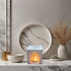 White Marble Aroma Diffuser – Essential Oil Burner, Camphor Fragrance Kapur Dani Vaporizer for Home, Office