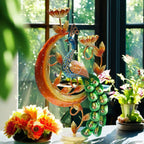 Illuminate Your Space with Elegant Tealight Candle Holder – Decorative Peacock Two Candle Holder for Home Decor