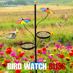 Outdoor Bird Feeder with Water Bowl & Two Seed Trays