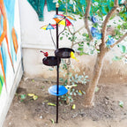 Outdoor Bird Feeder with Water Bowl & Two Seed Trays