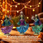 Set of 3 Panihari Village Girl Figurines