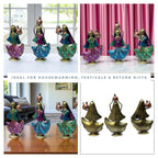 Set of 3 Panihari Village Girl Figurines