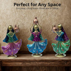 Set of 3 Panihari Village Girl Figurines