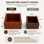 Sheesham Wood 9-Compartment Storage Box | Glass Lid Organizer for Dry Fruits, Spices & Jewelry