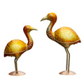 Metal Crane Bird Showpiece Pair, Saras Jodi Home Decor Set of 2