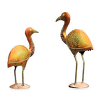 Metal Crane Bird Showpiece Pair, Saras Jodi Home Decor Set of 2