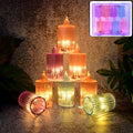 8-piece LED candle light set with flameless decorative candles