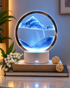 Moving Sand Art Picture with 5-Color LED Light | 3D Liquid Motion Décor for Home & Office