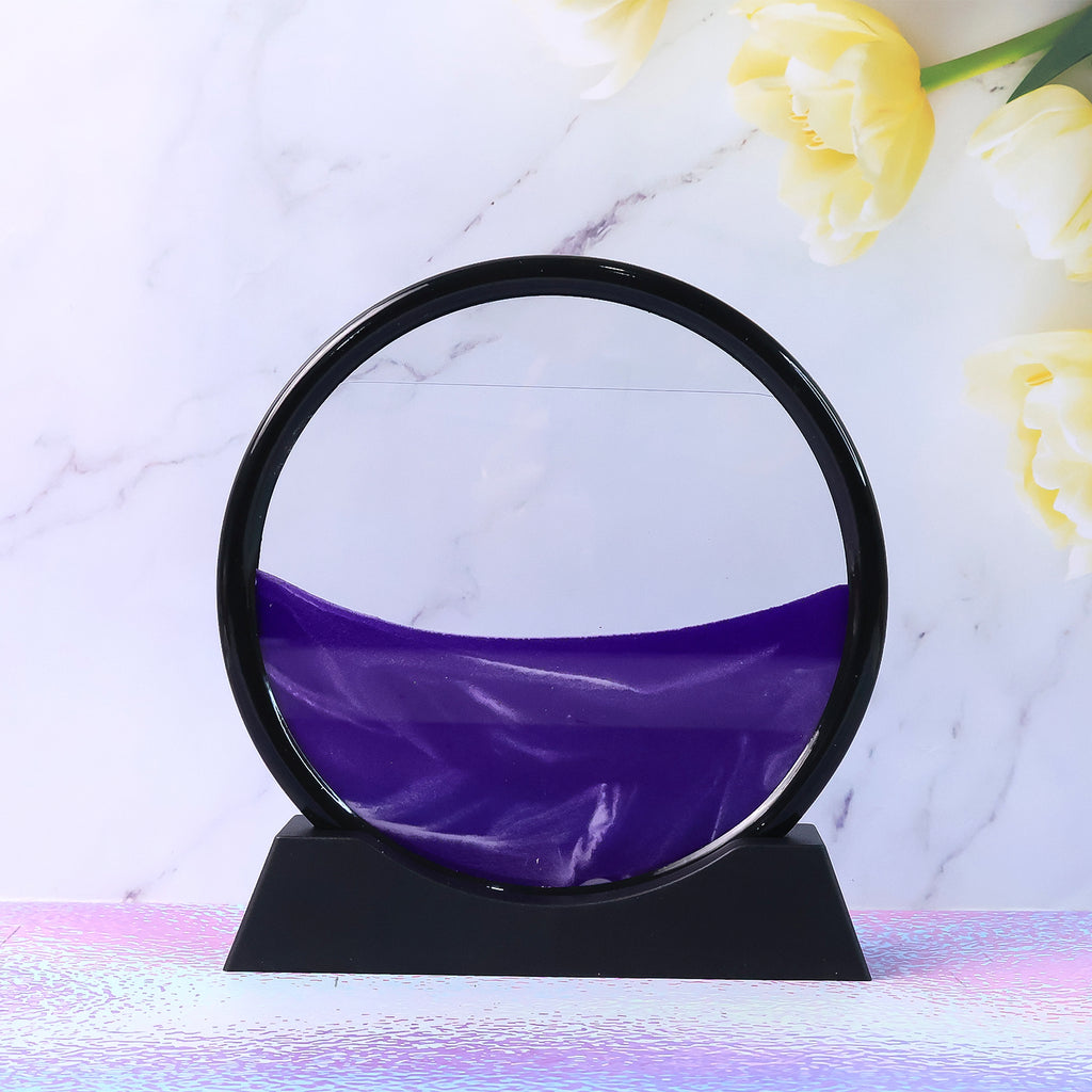 Moving Sand Art – Round Liquid Motion Decor | Styleva